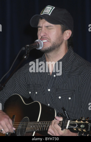 Luke Bryan die live bei der Chrome-Showroom-Las Vegas, Nevada - 23.03.07 Stockfoto