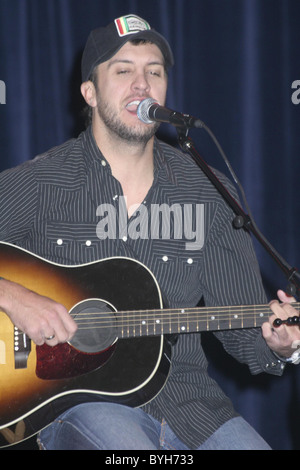 Luke Bryan die live bei der Chrome-Showroom-Las Vegas, Nevada - 23.03.07 Stockfoto