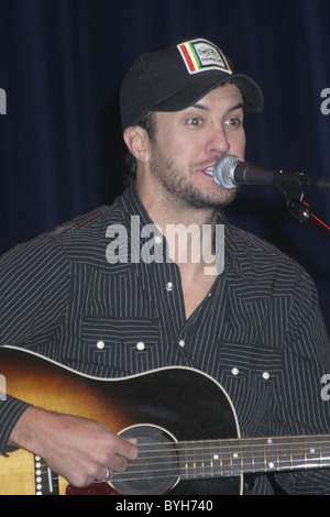 Luke Bryan die live bei der Chrome-Showroom-Las Vegas, Nevada - 23.03.07 Stockfoto