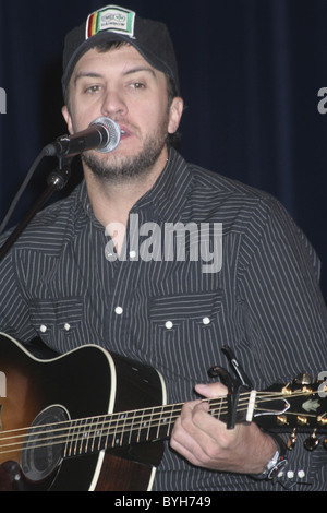 Luke Bryan die live bei der Chrome-Showroom-Las Vegas, Nevada - 23.03.07 Stockfoto