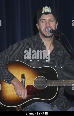 Luke Bryan die live bei der Chrome-Showroom-Las Vegas, Nevada - 23.03.07 Stockfoto