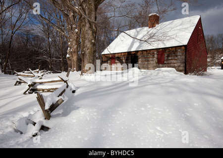 Tempe Wick House, Jockey hohl, Morristown nationaler historischer Park, New Jersey Stockfoto