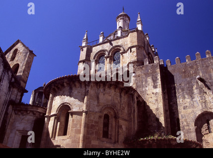 Se Velha Kathedrale von Coimbra, Portugal Stockfoto
