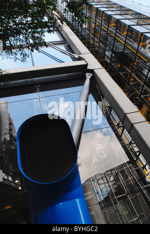 Externe Anlagen außerhalb Gebäude Stockfoto