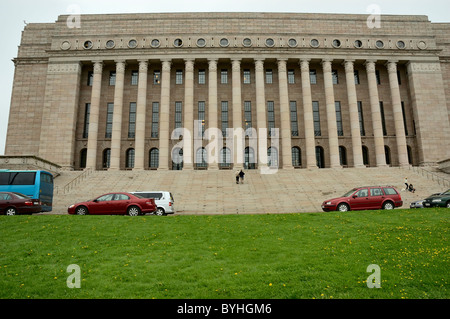 Die klassische Suche Parlament House of Finland, entworfen von Johan S. Sirén am März offiziell eingeweiht 71931, Helsinki Stockfoto