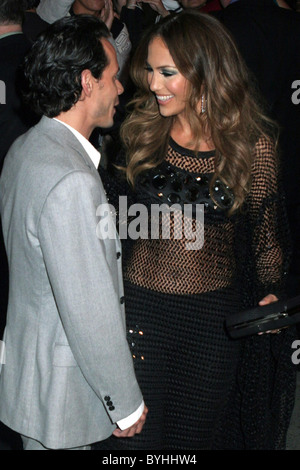 Jennifer Lopez und Marc Anthony CD-Release-Party für Jennifer Lopez neues Album "Como Ama Una Mujer" im Rampenlicht statt- Stockfoto