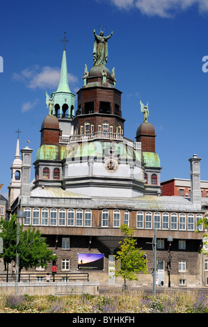 Notre Dame de Bonsecours Ortblech auch bekannt als die Matrosen, Kirche, Rue Saint Paul, Montreal Stockfoto