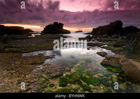 Sonnenuntergang in Cabo Raso, Guincho - Portugal Stockfoto