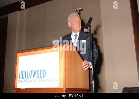 Siebzehn Emmy Award-Winning TV-Game-Show host Bob Barker Hollywood Chamber Of Commerce 86. jährlichen Officer Stockfoto