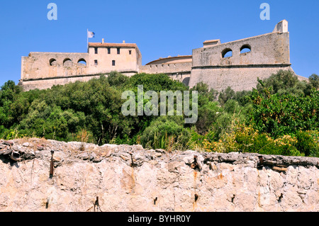 Das Fort Carré von Antibes im Südosten Frankreichs, Alpes-Maritimes Abteilung von Vauban erbaut Stockfoto