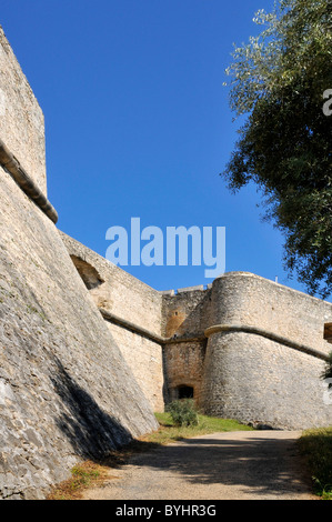 Das Fort Carré von Antibes im Südosten Frankreichs, Alpes-Maritimes Abteilung von Vauban erbaut Stockfoto