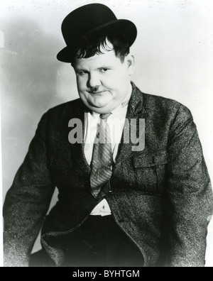 Amerikanische Komiker OLIVER HARDY (1892 – 1957), die mit Stan Laurel gearbeitet Stockfoto