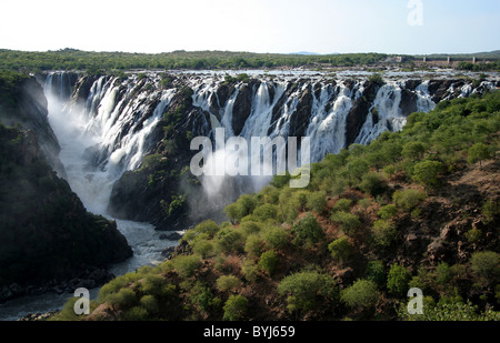 Ruacana Wasserfälle Stockfoto