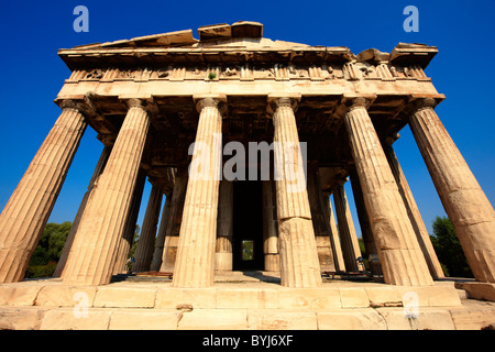 Tempel des Hephaistos, Agora von Athen, Griechenland Stockfoto