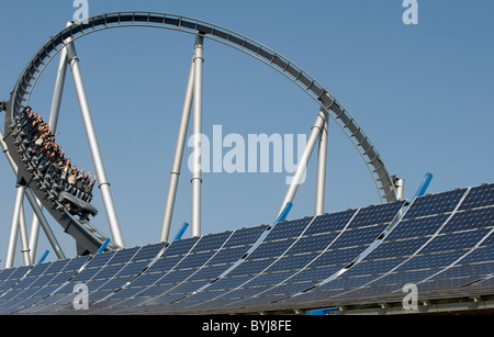 Silver Star im Europa-Park in Rust, Deutschland Stockfoto