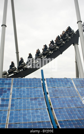 Silver Star im Europa-Park in Rust, Deutschland Stockfoto