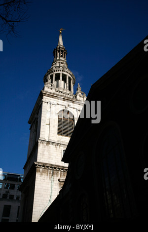 St Mary le Bow Church auf Cheapside, City of London, UK Stockfoto