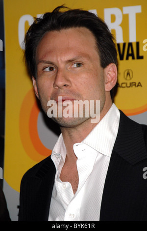 Christian Slater in der New York-Premiere von "Er war A Quiet Man" 12. jährliche Gen Art Film Festival statt, bei Clearview Stockfoto