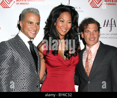 Jay Manuel, Kimora Lee Simmons und Phillip Block Ankünfte für den amerikanischen AAFA (American Apparel and Footwear Association) Stockfoto