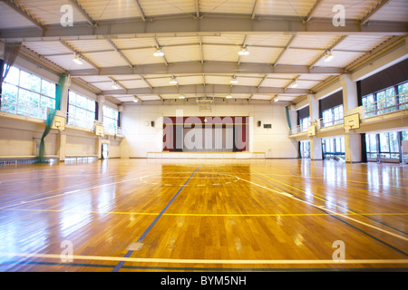 Turnhalle Schule Stockfoto