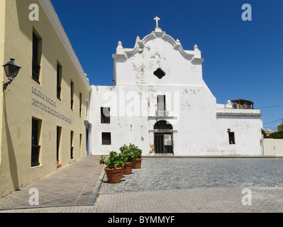 Blick auf San Jose Kirche, Altstadt von San Juan, Puerto Rico Stockfoto