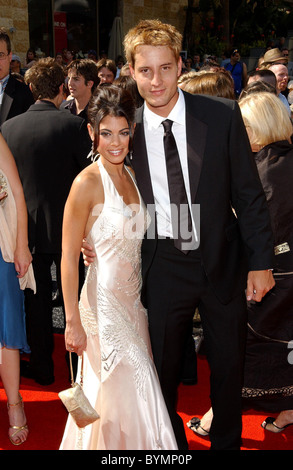 Justin Hartley und Lindsay Korman 34th Annual Daytime Emmy Awards - Ankünfte im Kodak Theatre in Hollywood, Kalifornien statt- Stockfoto