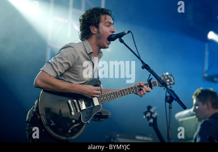 Die Redakteure O2 Wireless Festival 2007 - Tag 4-live-Performance im Hyde Park London, England - 17.06.07 Stockfoto