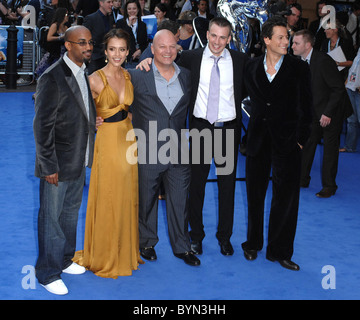 Tim Story, Jessica Alba, Michael Chiklis, Chris Evans, Ioan Gruffudd Welt-Premiere von "Rise fantastischen 4 of the Silver Surfer" Stockfoto