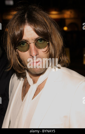 Liam Gallagher seinen Bruder Noel Geburtstag verlassen Partei im Kitts Nightclub London, England - 26.05.07 Stockfoto