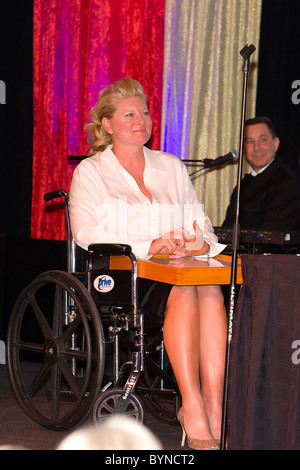 Jill Vandenberg aka Jill Curtis Tony Curtis feiert seinen 82. Geburtstag Luxor Hotel und Casino Las Vegas, USA 02.06.07 Stockfoto