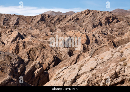 Borrego Badlands im Anza-Borrego Desert State Park, California, USA Stockfoto