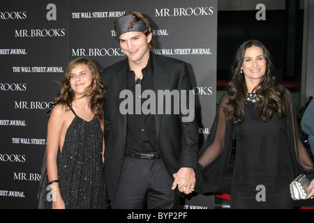 Tallulah Belle Willis, Ashton Kutcher und Demi Moore "Mr. Brooks" Premiere Manns Chinese Theatre Los Angeles, CA - 22.05.07 Stockfoto