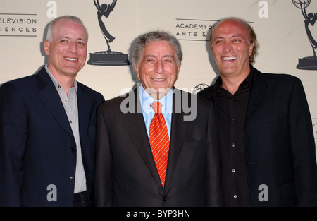 Dae Bennett, Tony Bennett und Danny Bennett der Academy of Television Arts and Science präsentiert Tony Bennett: ein Amerikaner Stockfoto