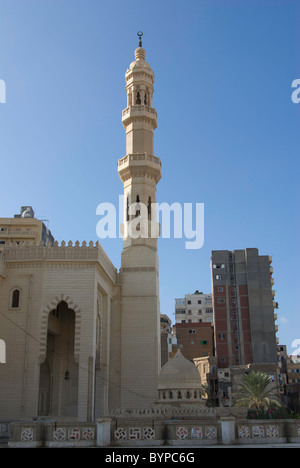 Abu Albass el-Mursi-Moschee, al-Anfoushi Viertel, Alexandria, Ägypten Stockfoto