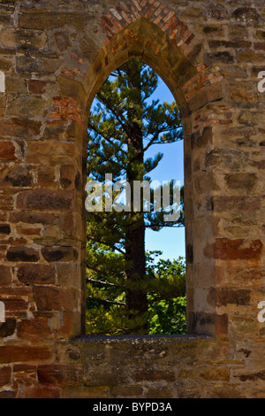 Port Arthur, Tasmanien, ein ehemaliger Sträfling Siedlung auf der Tasman-Halbinsel, Stockfoto