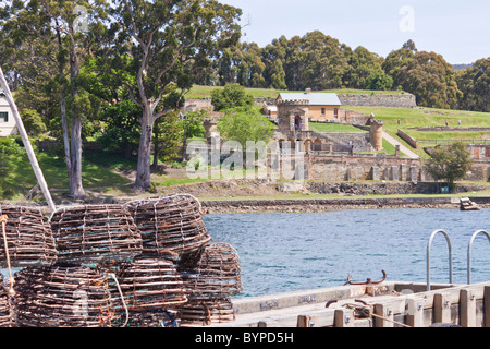 Port Arthur, Tasmanien, ein ehemaliger Sträfling-Siedlung Stockfoto