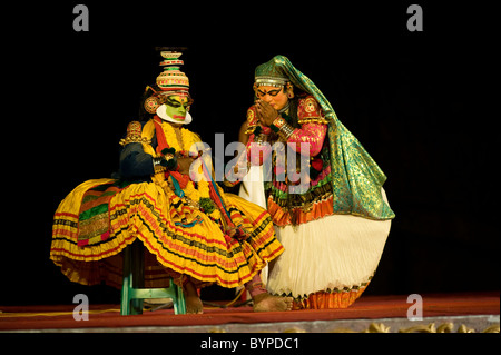 Mamallapuram-Tanz-Festival 2011.  Einen Monat lang Feier von klassische Musik und Tanz aus allen Teilen von Indien. Stockfoto