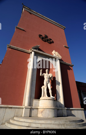 Italien, Rom, Foro Italico, Stadio dei Marmi, Marmorstadion Stockfoto