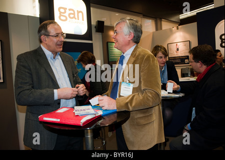 Paris, Frankreich, Geschäftsmesse, People Meeting, Informationen zu Unternehmensgründungen, Unternehmensinvestitionen, GAN Insurance Company Stockfoto