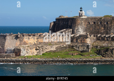 El Morro Castle in San Juan, Puerto Rico Stockfoto