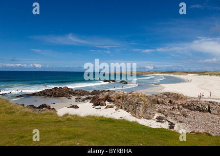 Großbritannien, Schottland, Argyll & Bute, Inneren Hebriden, Tiree, Balevullin Strand Stockfoto