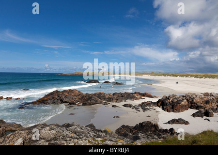 Großbritannien, Schottland, Argyll & Bute, Inneren Hebriden, Tiree, Balevullin Strand Stockfoto