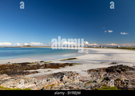 Großbritannien, Schottland, Argyll & Bute, Inneren Hebriden, Tiree, Balevullin Strand Stockfoto