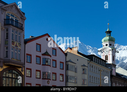 Österreich, Tirol, Innsbruck, Maria Theresien Straße Stockfoto