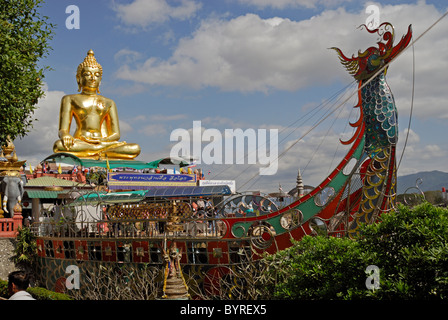 Goldenes Dreieck bei Sop Ruak, Thailand Stockfoto