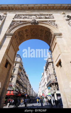 Porte St. Denis in Paris Frankreich Stockfoto