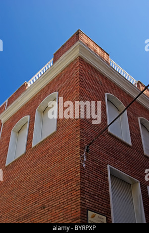 Typische Wohngebäude. Lloret de Mar, Costa Brava, Spanien. Stockfoto