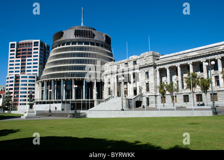 Der Bienenstock ist die Heimat der das neuseeländische Parlament Stockfoto