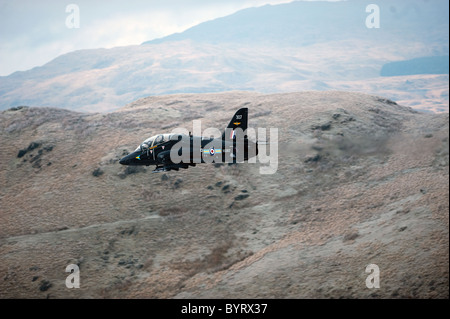 Zunächst trat er Hawk Service mit der RAF im Jahr 1976, als eine erweiterte fliegen-Training und eine Waffen-Training-Flugzeuge Stockfoto