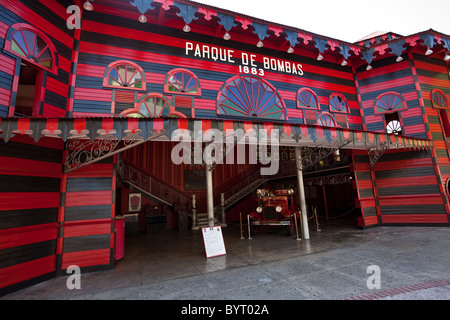 Parque de Bombas Museum in Ponce, Puerto Rico Stockfoto